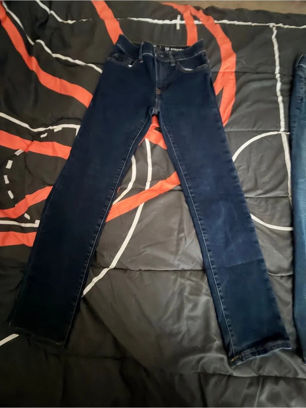 Pre-owned GAP Kids Straight Leg Jean-2 Pair Bundle-Size 10